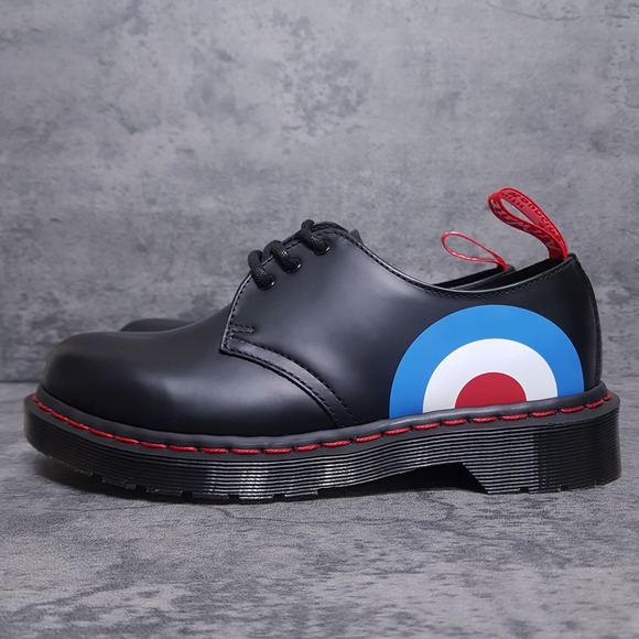 DR. MARTENS Air Wair X 1461 THE WHO Limited Leather Shoes Mens 6 Womens‎ 7 Black main image 5